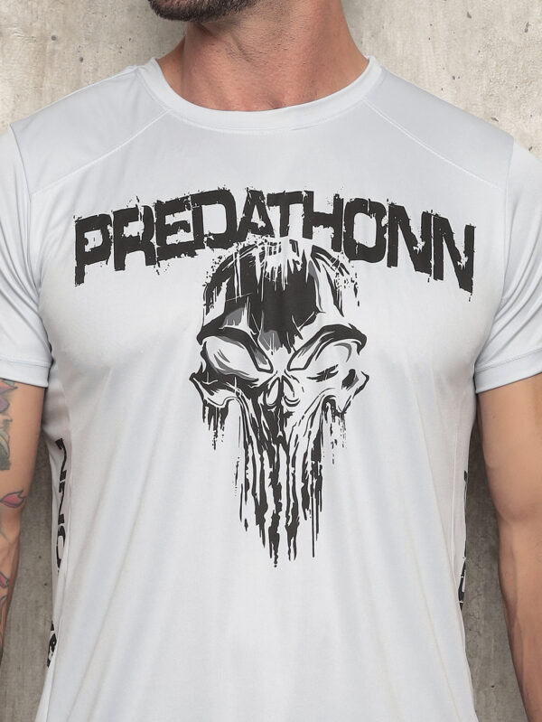 CAMISETA MASCULINA DRY FIT CINZA CLARO  PREDATHONN LANÇAMENTO - Image 4